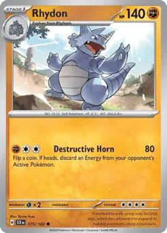 Rhydon 075/142 Stellar Crown