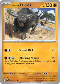Paldean Tauros 101/191 Surging Sparks