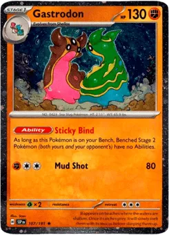Gastrodon 107/191 Cosmos Holo Surging Sparks