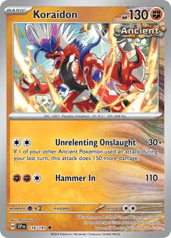 Koraidon 116/191 Surging Sparks