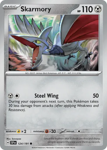 Skarmory 124/191 Surging Sparks