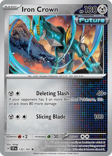 Iron Crown 132/191 Surging Sparks