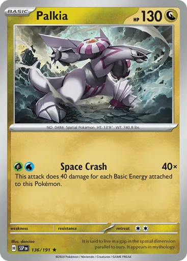 Palkia 136/191 Surging Sparks