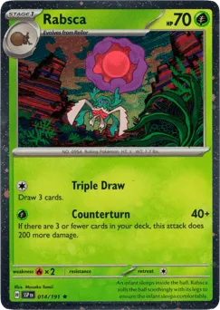 Rabsca 014/191 Cosmos Holo Surging Sparks