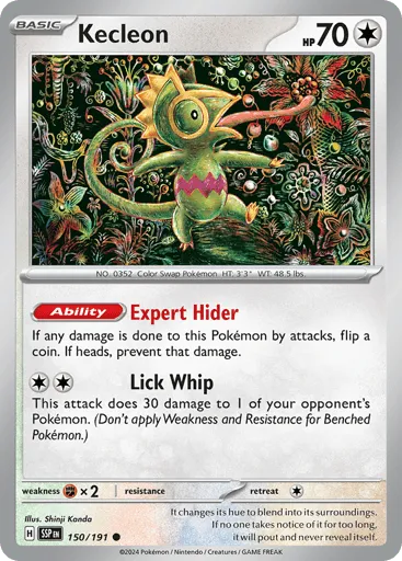 Kecleon 150/191 Surging Sparks