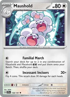 Maushold 158/191 Surging Sparks