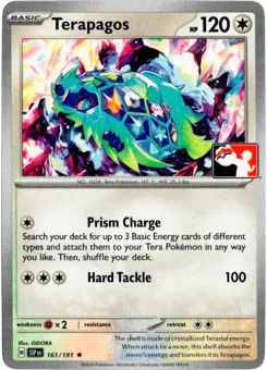 Terapagos 161/191 Play Pokemon Stamp Surging Sparks