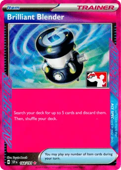Brilliant Blender 164/191 Play Pokemon Stamp Holo Surging Sparks