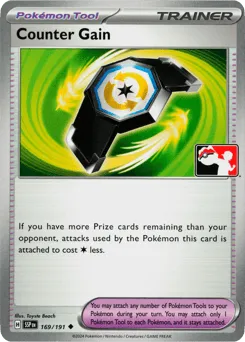 Counter Gain 169/191 Play Pokemon Stamp Surging Sparks