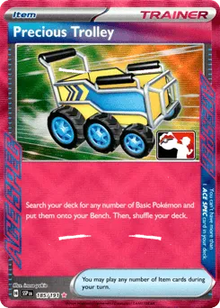 Precious Trolley 185/191 Play Pokemon Stamp Holo Surging Sparks
