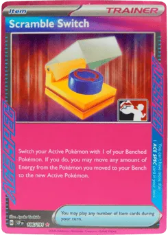 Scramble Switch 186/191 Play Pokemon Stamp Holo Surging Sparks