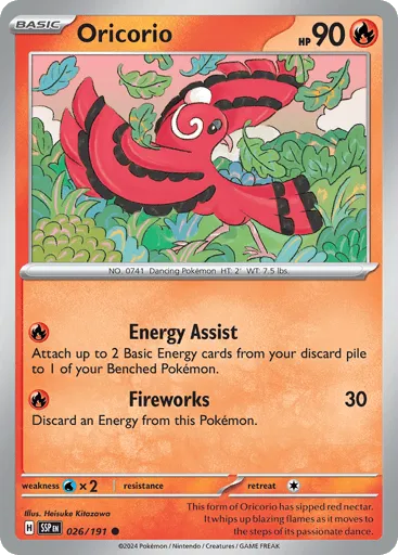 Oricorio 026/191 Surging Sparks