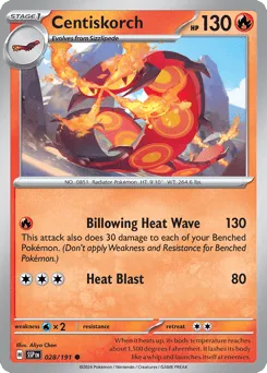 Centiskorch 028/191 Surging Sparks