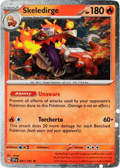 Skeledirge 031/191 Cosmos Holo Surging Sparks