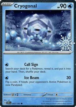 Cryogonal 047/191 Snowflake Stamp Surging Sparks