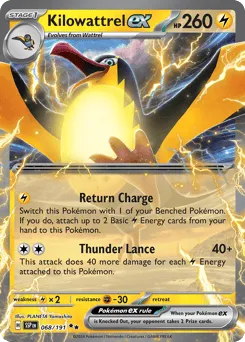 Kilowattrel ex 068/191 Surging Sparks