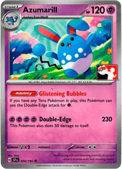Azumarill 074/191 Play Pokemon Stamp Surging Sparks