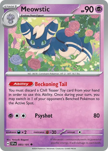 Meowstic 085/191 Surging Sparks