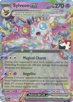 Sylveon ex 086/191 Play Pokemon Stamp Holo Surging Sparks