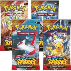 Surging Sparks Booster Pack Art Bundle (Set of 4)