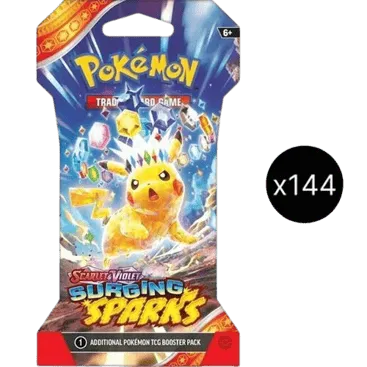 Surging Sparks Sleeved Booster Pack Case