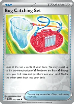 Bug Catching Set 102/131 Reverse Holo Prismatic Evolutions