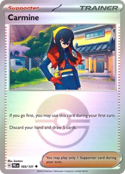 Carmine 103/131 Poké Ball Prismatic Evolutions
