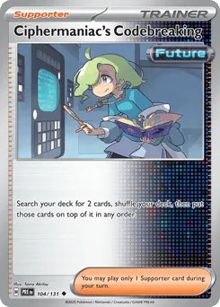 Ciphermaniac's Codebreaking 104/131 Normal Prismatic Evolutions