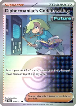 Ciphermaniac's Codebreaking 104/131 Poké Ball Prismatic Evolutions