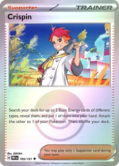 Crispin 105/131 Poké Ball Prismatic Evolutions
