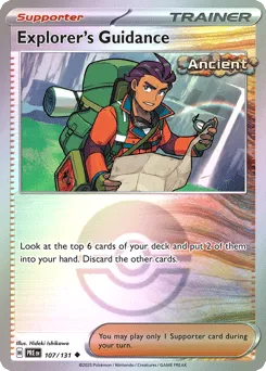 Explorer's Guidance 107/131 Poké Ball Prismatic Evolutions