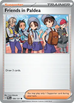 Friends in Paldea 109/131 Normal Prismatic Evolutions