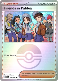 Friends in Paldea 109/131 Poké Ball Prismatic Evolutions