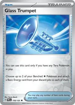 Glass Trumpet 110/131 Reverse Holo Prismatic Evolutions