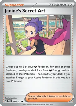 Janine's Secret Art 112/131 Normal Prismatic Evolutions