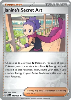 Janine's Secret Art 112/131 Reverse Holo Prismatic Evolutions