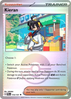 Kieran 113/131 Poké Ball Prismatic Evolutions