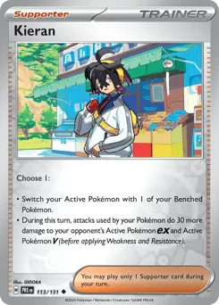 Kieran 113/131 Reverse Holo Prismatic Evolutions