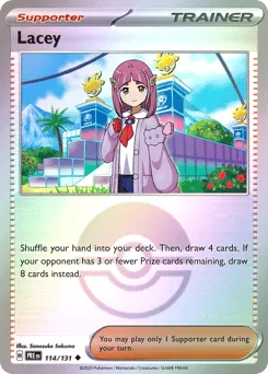 Lacey 114/131 Poké Ball Prismatic Evolutions