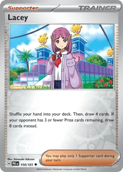 Lacey 114/131 Reverse Holo Prismatic Evolutions