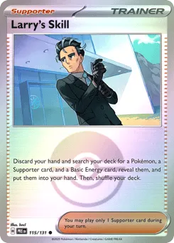 Larry's Skill 115/131 Poké Ball Prismatic Evolutions