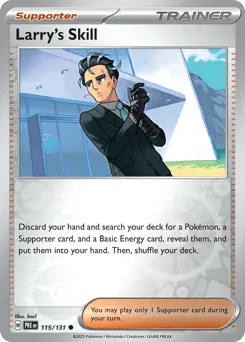 Larry's Skill 115/131 Reverse Holo Prismatic Evolutions