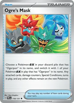 Ogre's Mask 118/131 Normal Prismatic Evolutions