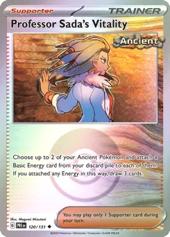 Professor Sada's Vitality 120/131 Poké Ball Prismatic Evolutions