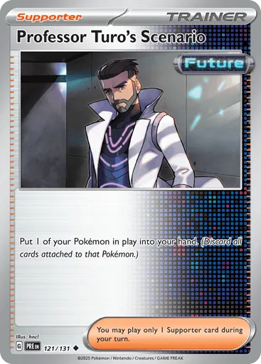 Professor Turo's Scenario 121/131 Prismatic Evolutions