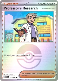 Professor's Research 122/131 Poké Ball Prismatic Evolutions