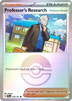 Professor's Research 124/131 Poké Ball Prismatic Evolutions