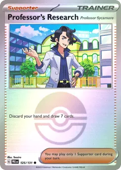 Professor's Research 125/131 Poké Ball Prismatic Evolutions