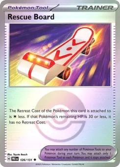 Rescue Board 126/131 Poké Ball Prismatic Evolutions