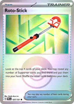 Roto-Stick 127/131 Poké Ball Prismatic Evolutions